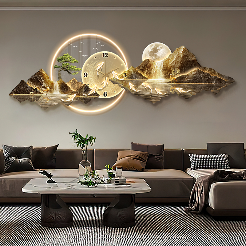 Interior Design Kitchen And Living Room - Luxury Light Wall clock Living Room