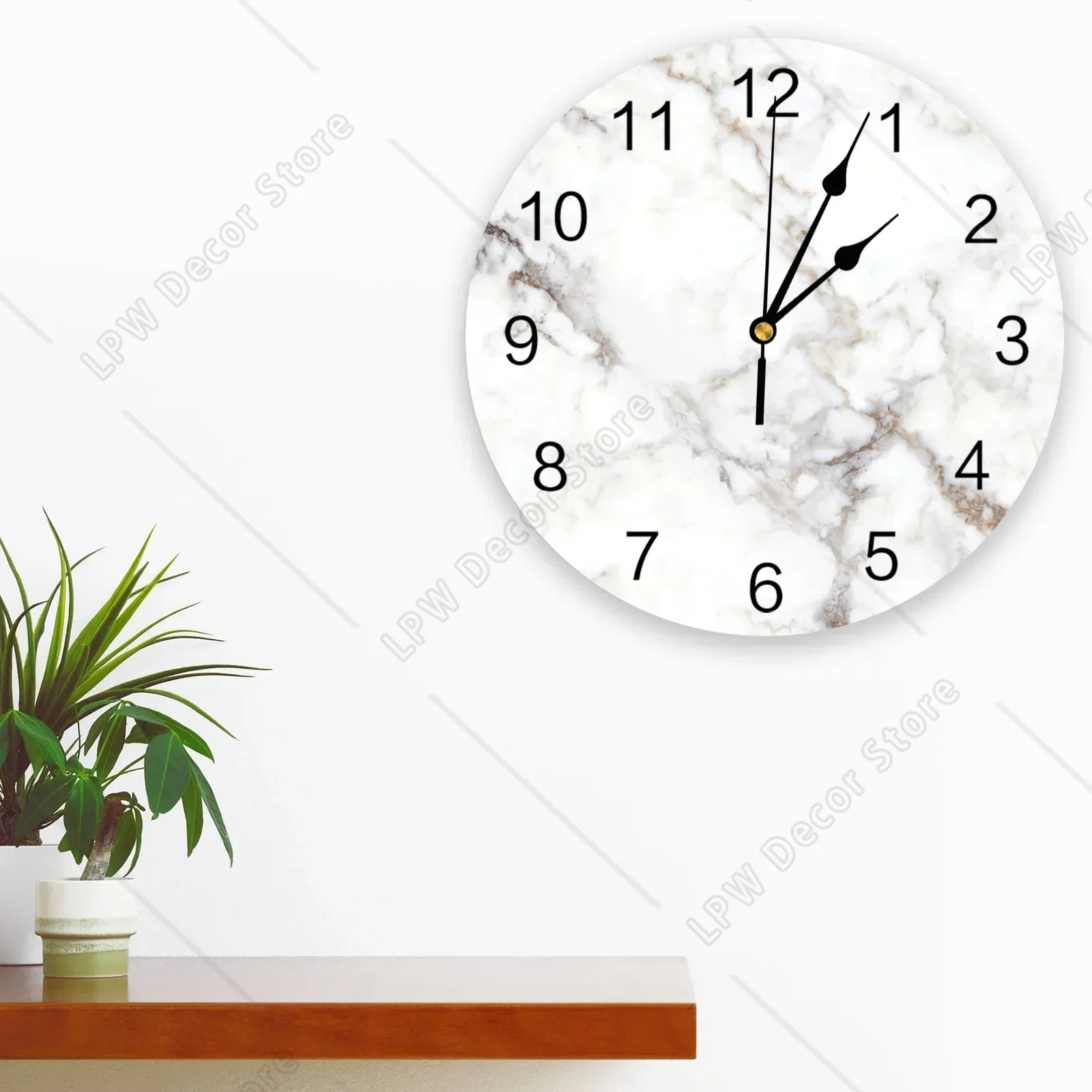 Marble Agate Wall Clock Modern - Interior Design Kitchen And Living Room recensione e prezzo
