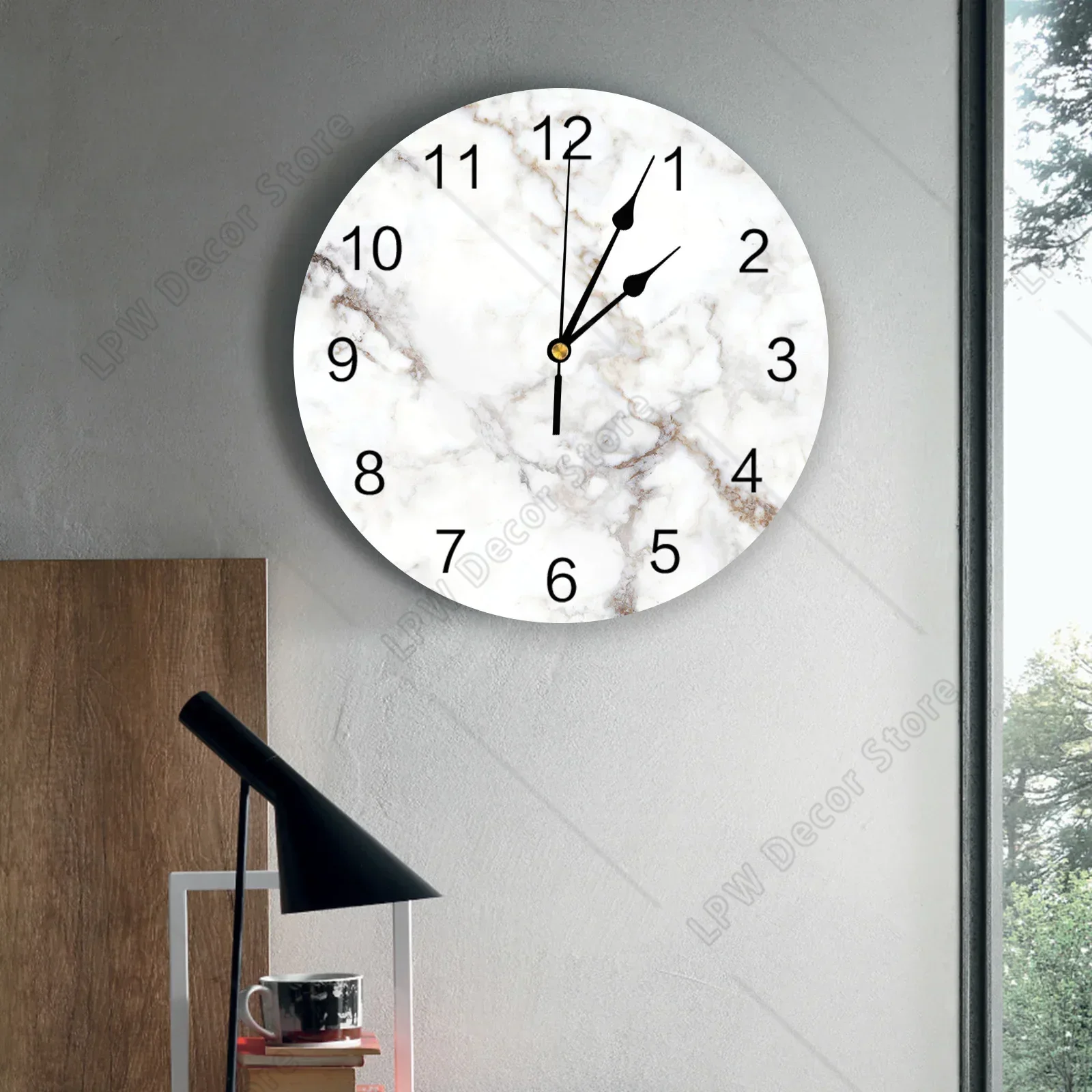Marble Agate Wall Clock Modern - Interior Design Kitchen And Living Room recensione e prezzo