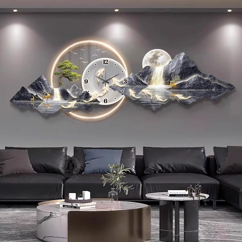 Luxury Light Wall clock Living - Interior Design Kitchen And Living Room recensione e prezzo