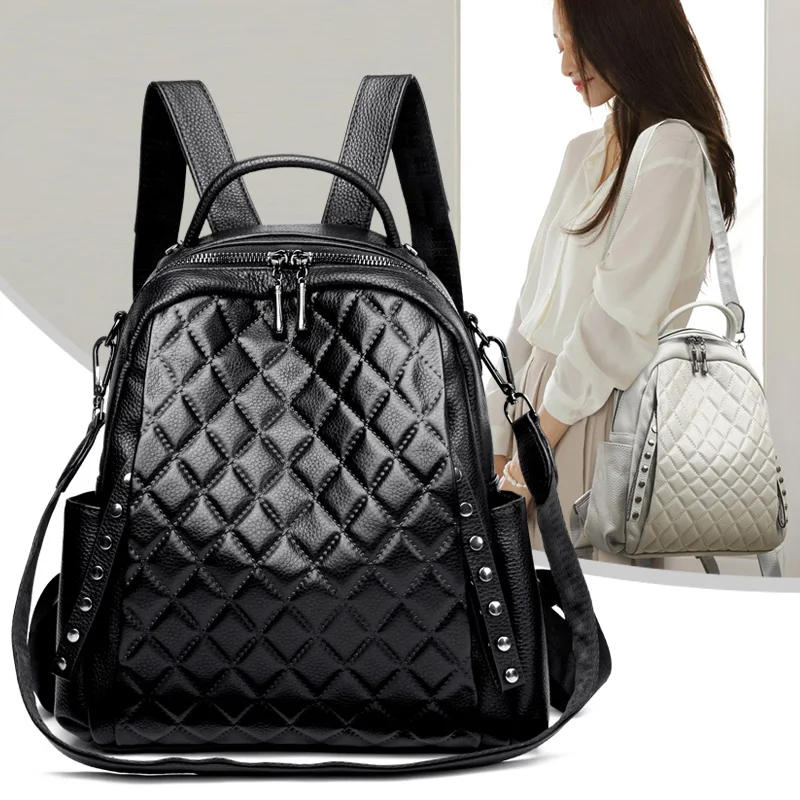 Genuine Leather Rucksack Women - Interior Design Women recensione e prezzo