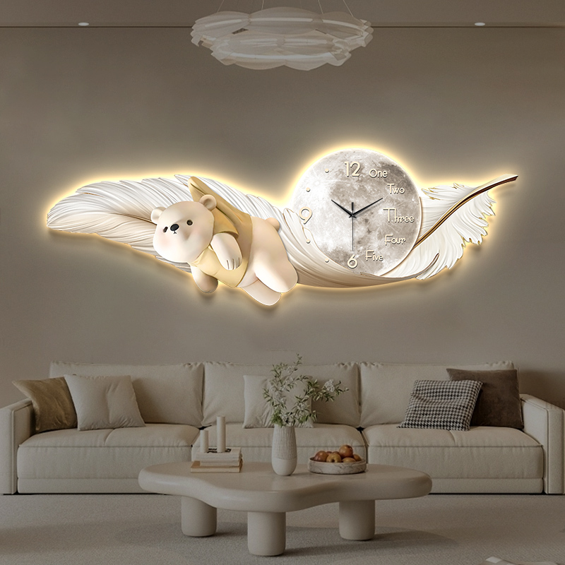 Luxury Large Wall Clock Temper - Interior Design Kitchen And Living Room recensione e prezzo