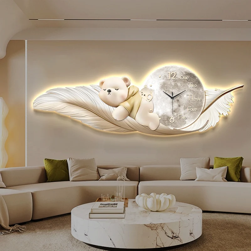 Luxury Large Wall Clock Temper - Interior Design Kitchen And Living Room recensione e prezzo