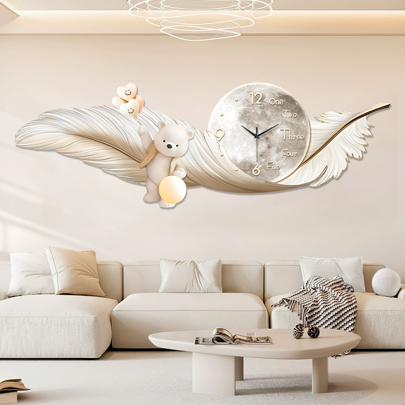 Luxury Large Wall Clock Temper - Interior Design Kitchen And Living Room recensione e prezzo