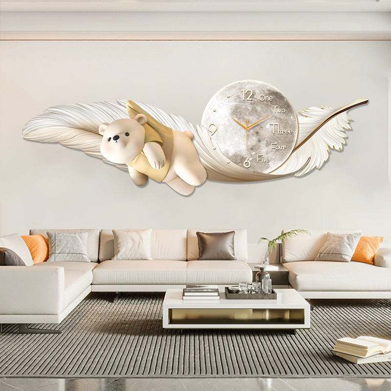Luxury Large Wall Clock Temper - Interior Design Kitchen And Living Room recensione e prezzo