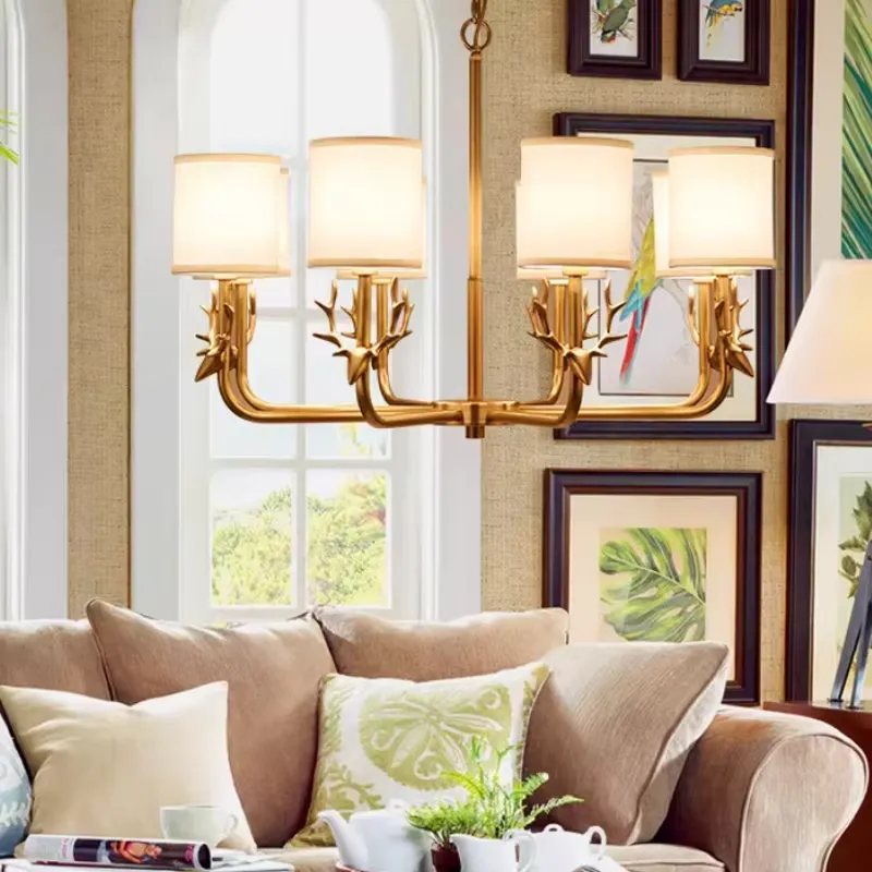 Copper Chandelier for Living R - Interior Design Kitchen And Living Room recensione e prezzo