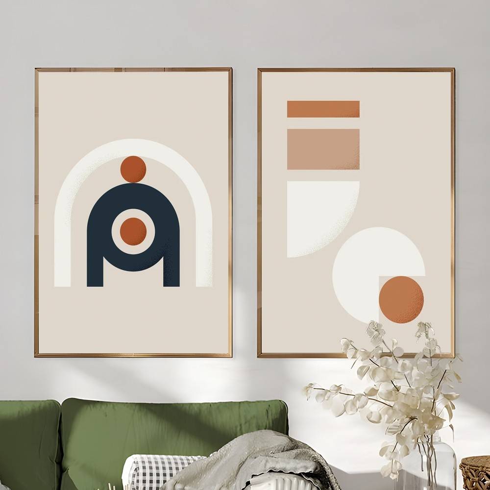 Warm Line Color Design Poster  - Interior Design Warm recensione e prezzo