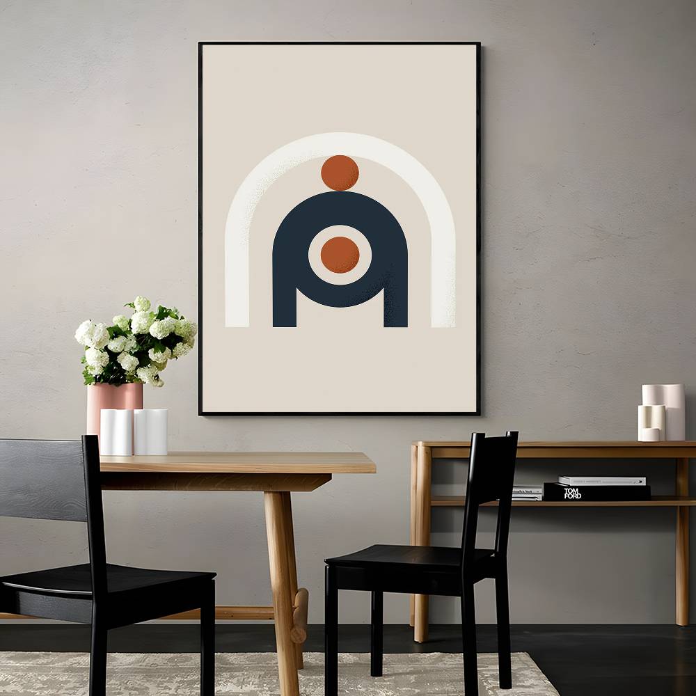 Warm Line Color Design Poster  - Interior Design Warm recensione e prezzo