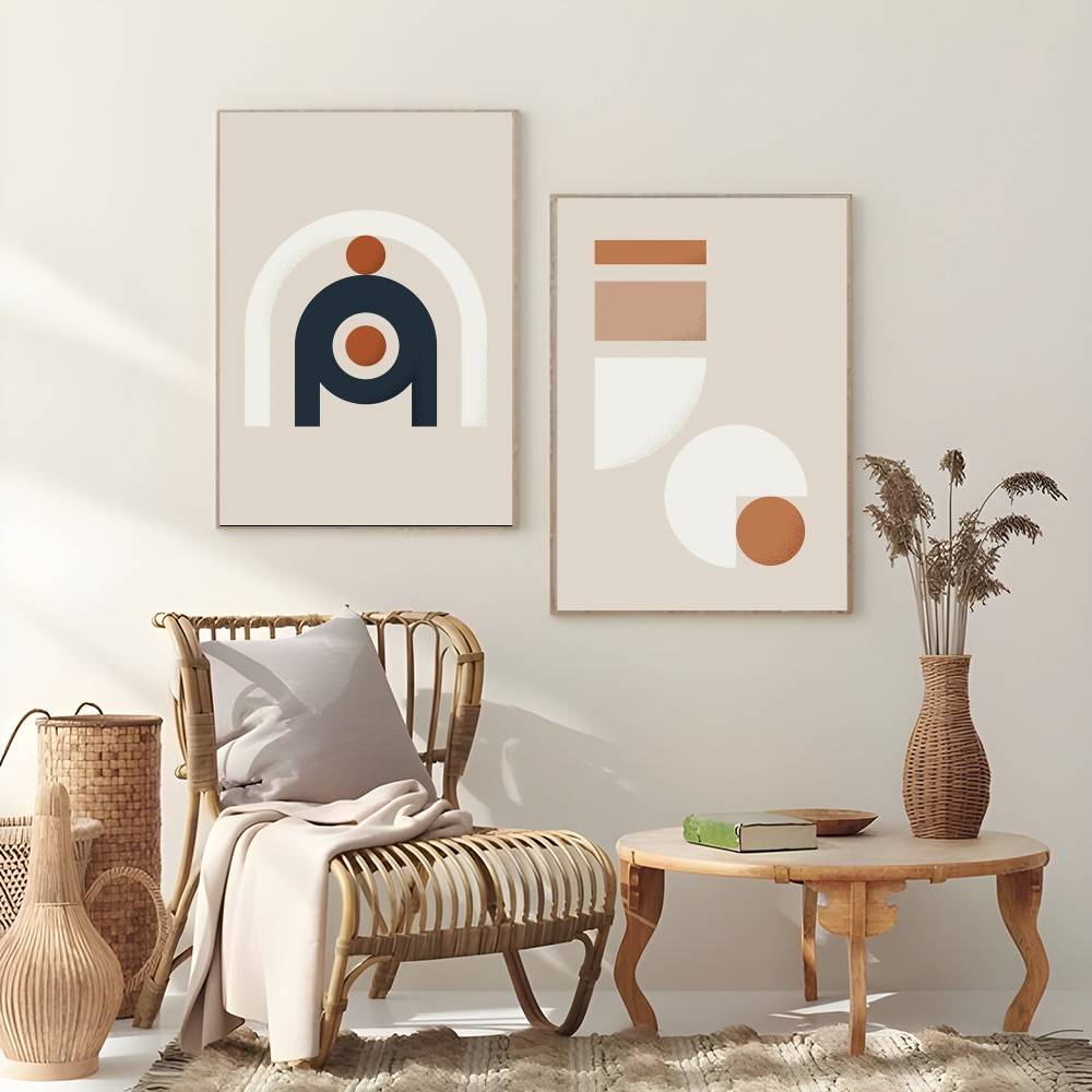 Warm Line Color Design Poster  - Interior Design Warm recensione e prezzo