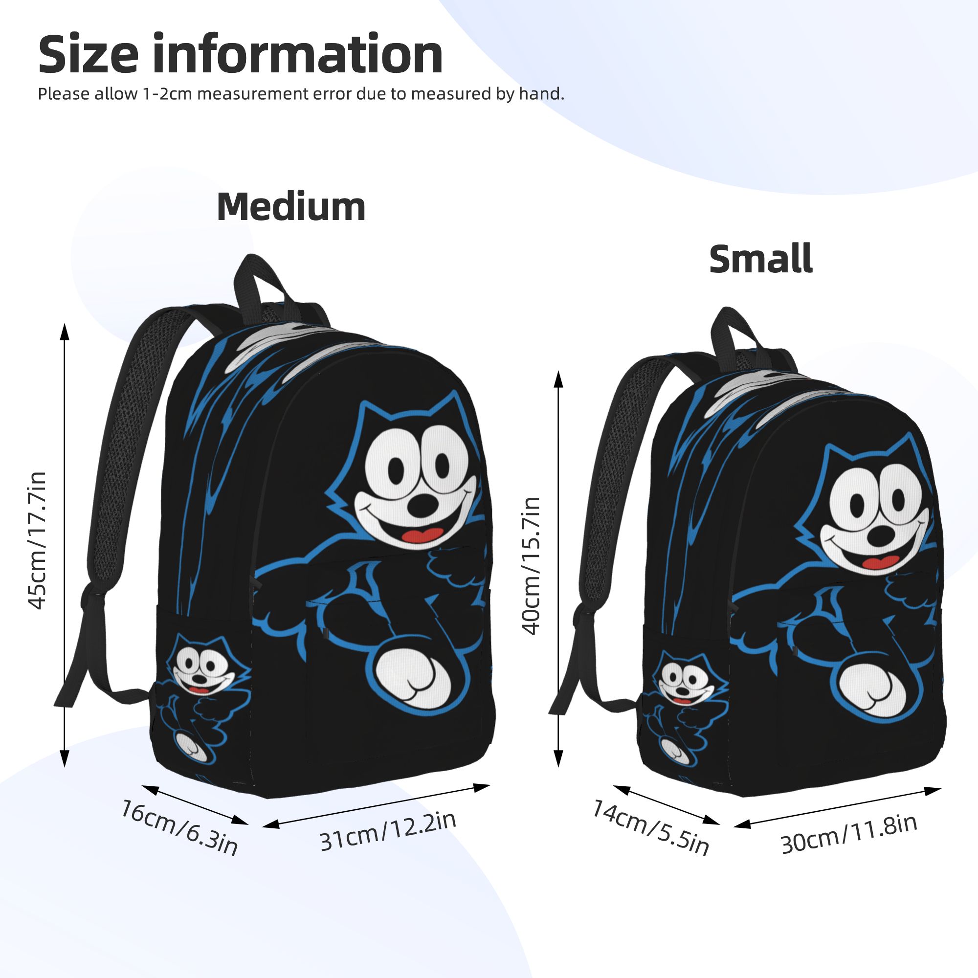 F-Felixs Black Cat Backpack  C - Interior Design University recensione e prezzo