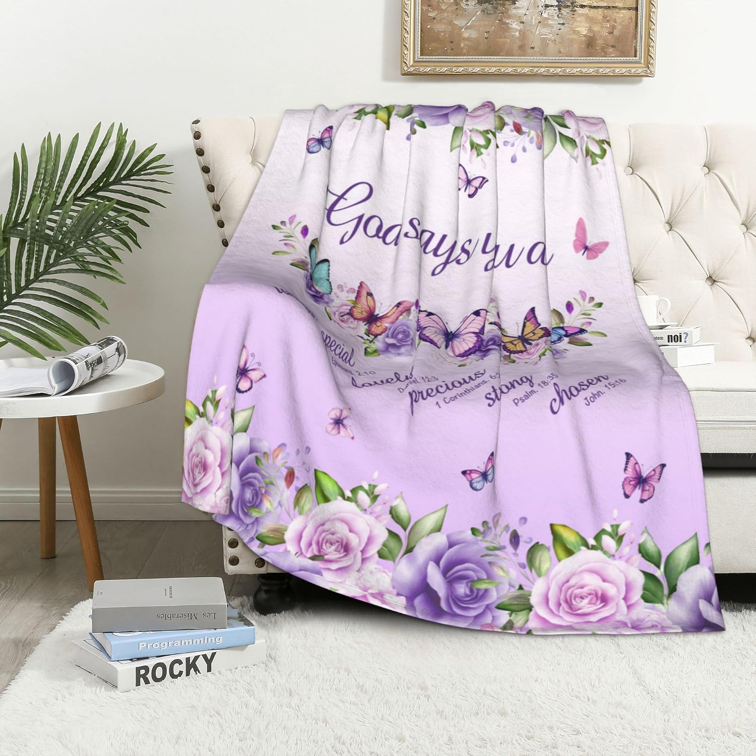 Purple Roses Butterflies Faith - Interior Design Warm recensione e prezzo