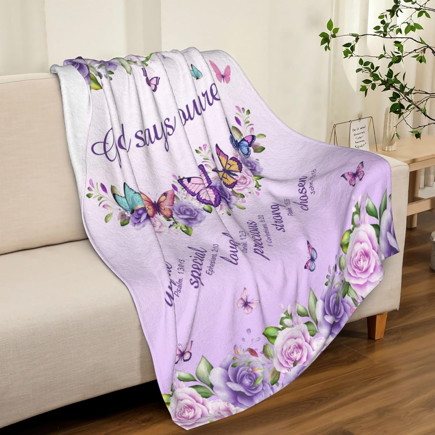 Purple Roses Butterflies Faith - Interior Design Warm recensione e prezzo