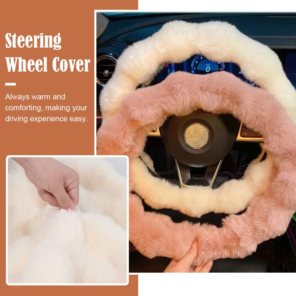 Fluffy Car Steering Wheel Cove - Interior Design Warm recensione e prezzo
