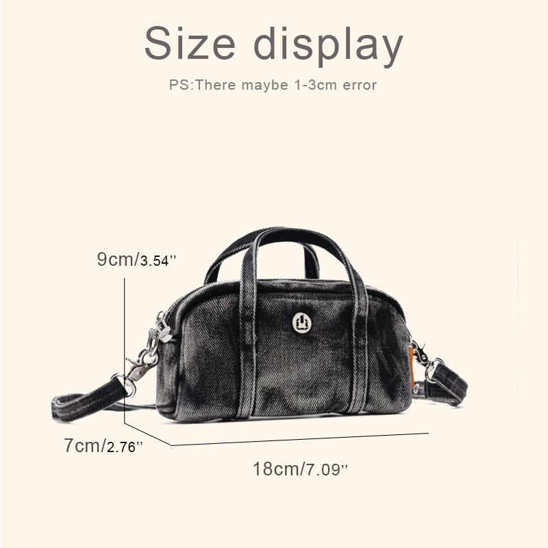 Korean Casual Mini Denim Box B - Interior Design Women recensione e prezzo