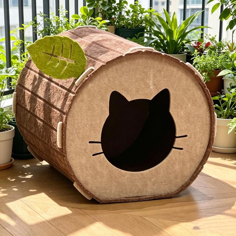 Washable Felt Cat Cave Bed: Cu - Interior Design Warm recensione e prezzo