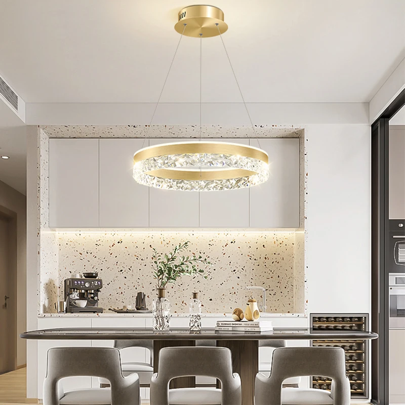 Modern Luxury Crystal LED Pend - Interior Design Kitchen And Living Room recensione e prezzo
