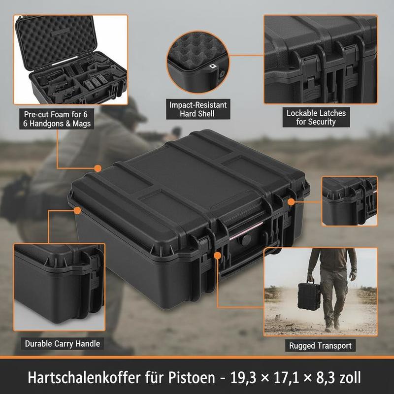 Gun Storage Box 15 x 12 x 10 I - Interior Design And Construction recensione e prezzo