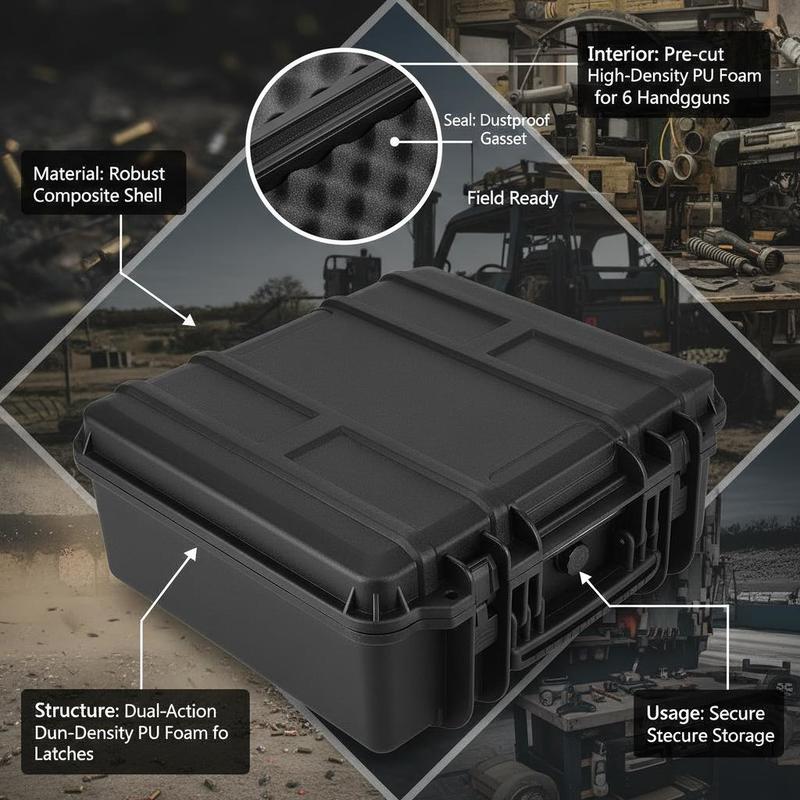 Gun Storage Box 15 x 12 x 10 I - Interior Design And Construction recensione e prezzo
